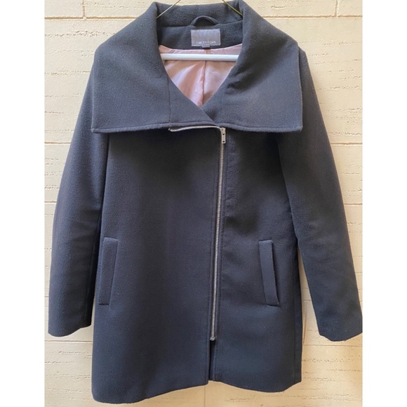 Tinley Road Funnel Neck Black Coat - Picture 3 of 11